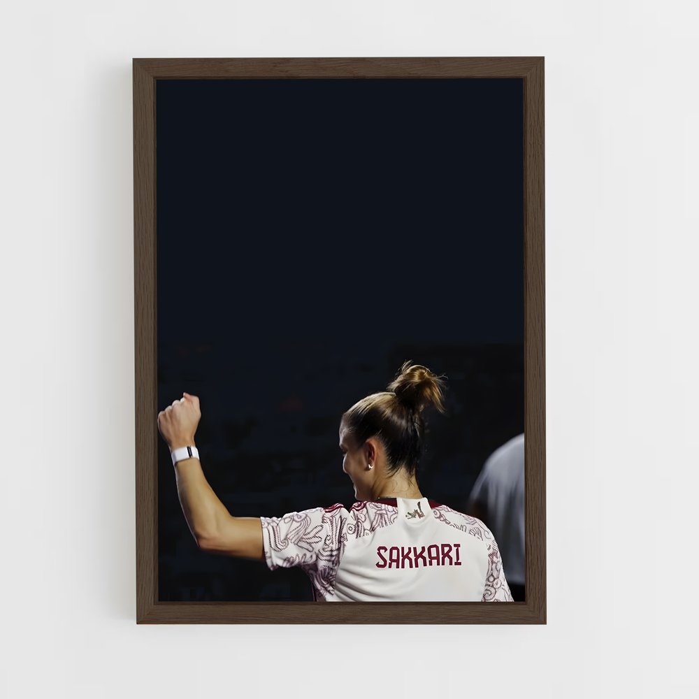 Poster Maria sakkari raquette – affiche Tennis (vue 5)